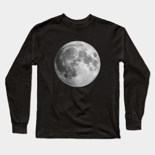 Selenophile - Full Moon - Waning Moon - Waxing Moon - Lunar Phase Long Sleeve T-Shirt